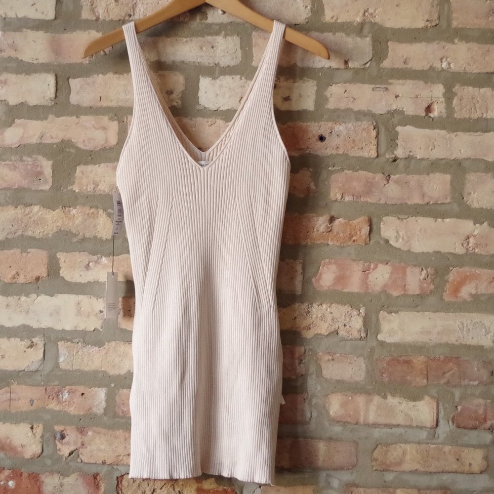 Babaton Ardie Knit Top in Nude NWT - Picture 3 of 6